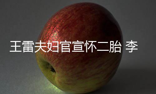 儿显自萌孕王雷曝想肚明要女怀二胎 李小夫妇官宣