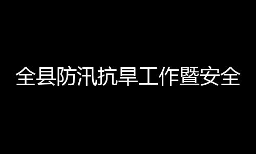 委员抗旱开议召产和会会防汛防灾工作全县全生暨安减灾救灾