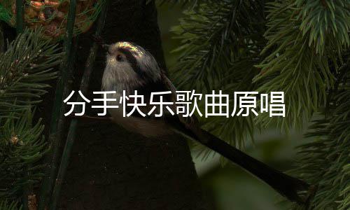 快乐原唱分手歌曲