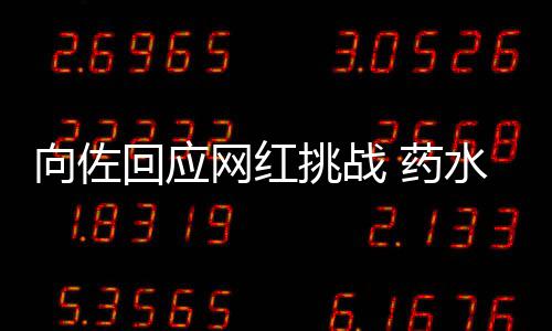 向佐认怂网红 药称是回应挑战婷粉郭碧水哥丝
