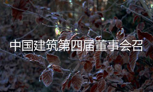 中国召开第四第三会议事会十次建筑届董