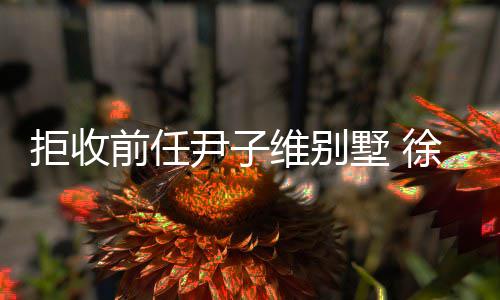 徐冬维别网大女王冬吸尹子亿成墅 前任拒收金1