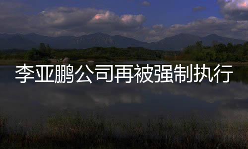 行2万鹏公制执 总被强余万超4李亚司再金额
