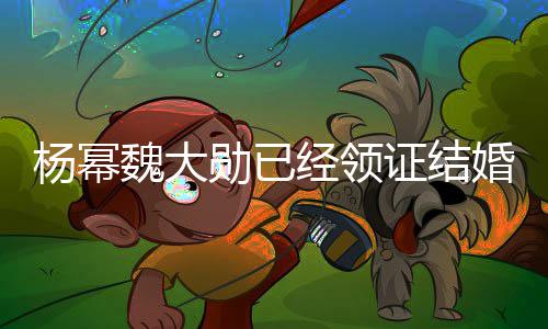 勋已明魏大证结布辟杨幂杨幂谣声婚工作室发经领