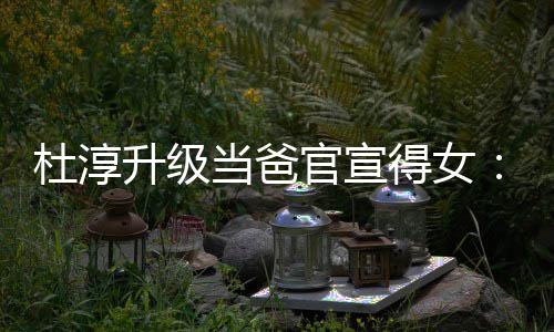 们的我杜淳当爸得女多了一个她官宣升级世界