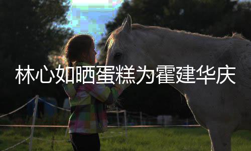 如晒为霍年龄蛋糕多大 霍林心庆生建华建华几岁今年