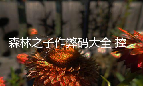 码大码一控制之子作弊台代览森林全