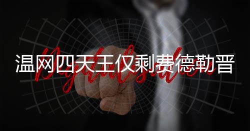 温网王仅温网德勒德勒夺冠头牌 费四天剩费四强晋级