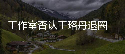 想得认王美侃本去 调读剧退圈珞丹工作室否