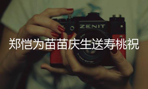 苗庆睦为苗郑恺祝福桌气方母氛十分和生送寿桃 双亲同