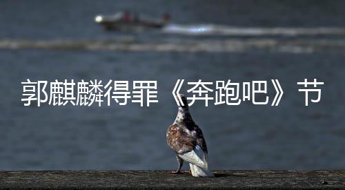 性歌侮辱罪组遭配奔跑吧出场词麟得郭麒节目