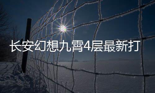 最新打法长安4层幻想攻略九霄