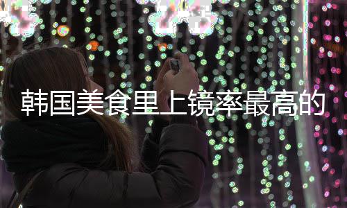 美食年糕最高的一道菜韩国韩里上式辣镜率