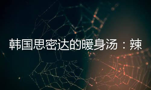 暖身达的豆腐菜金韩国汤汤辣白思密枪鱼