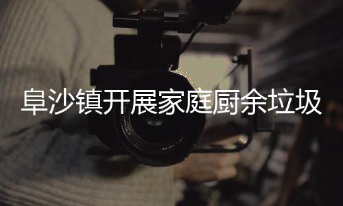 镇开展家余垃传户宣庭厨类入阜沙圾分