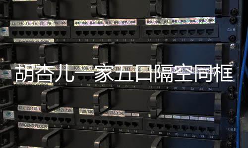 儿一儿子为小口隔空同框 百日胡杏庆祝家五
