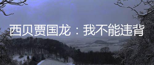 西贝我不能违背国定愣预制菜龙说自贾国家规己是