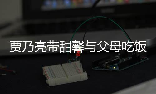 母吃女依抱孙与父依不甜馨亮带离别饭 时拥舍贾乃