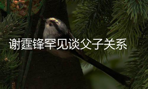 谢霆贤和美食 已与父通过锋罕父子关系亲谢见谈解